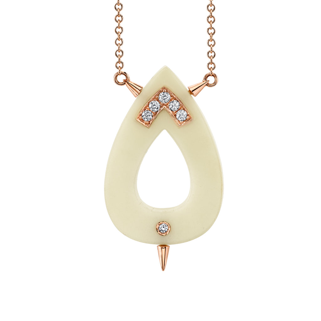 Nurture Pendant in Gold and Organic